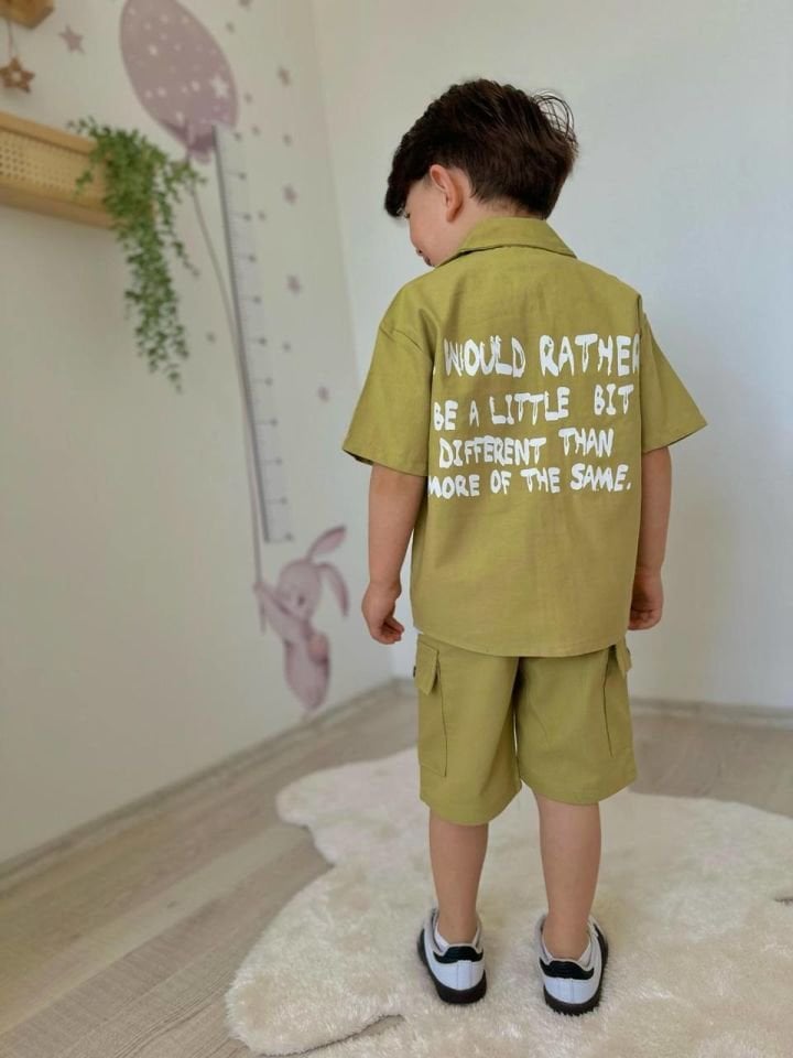 Yağ yeşili 3 lü takım