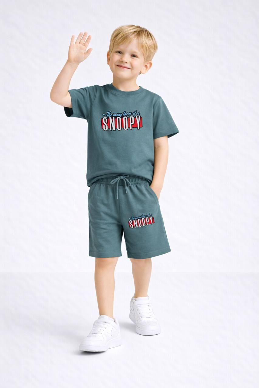 Snopy Şortlu Takım