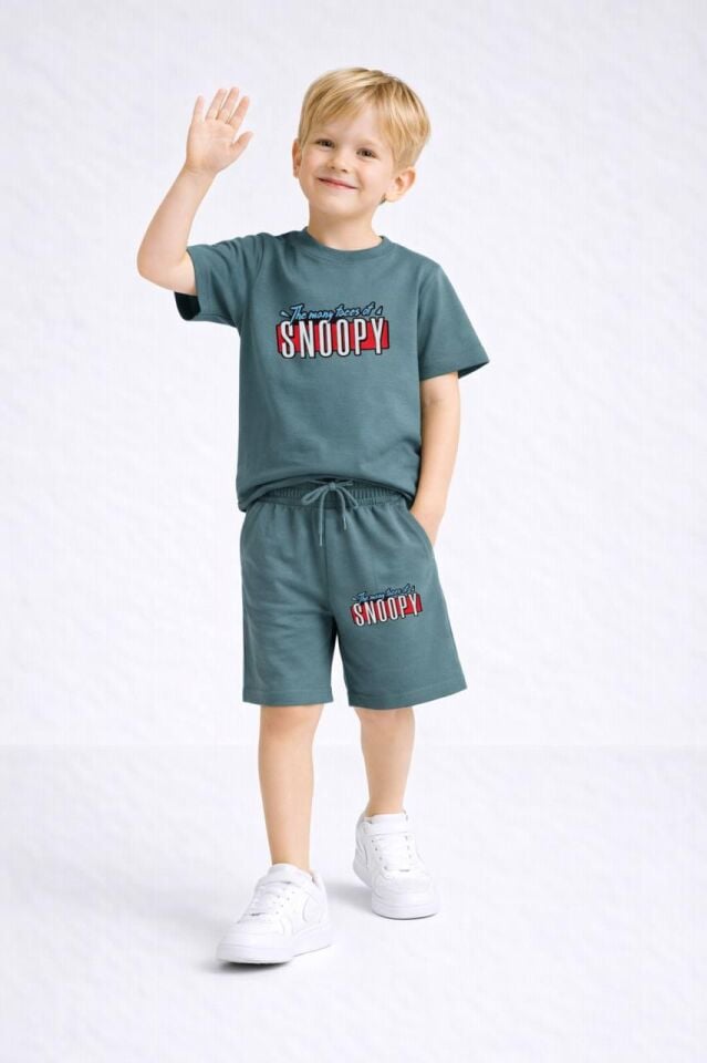Snopy Şortlu Takım