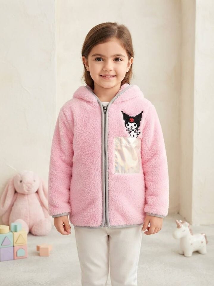 Kapüşonlu Kuromi Peluş Hırka