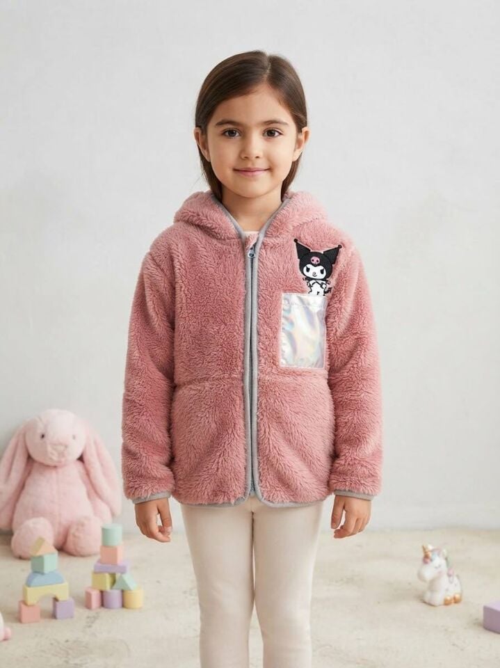 Kapüşonlu Kuromi Peluş Hırka