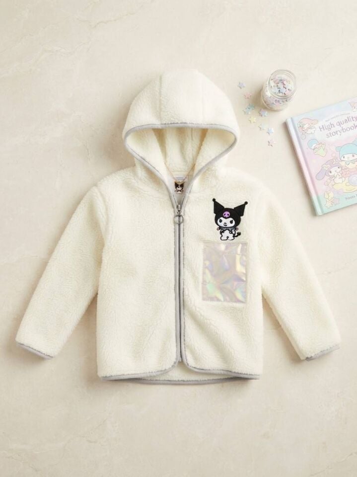 Kapüşonlu Kuromi Peluş Hırka