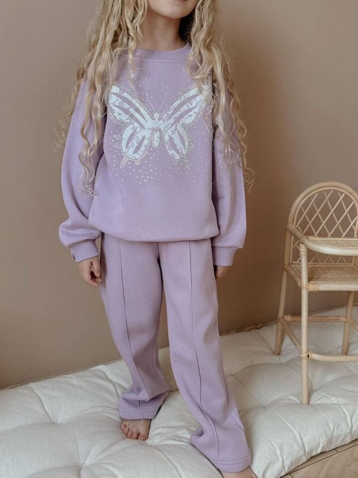 3 ip ŞARDONLU mor takım