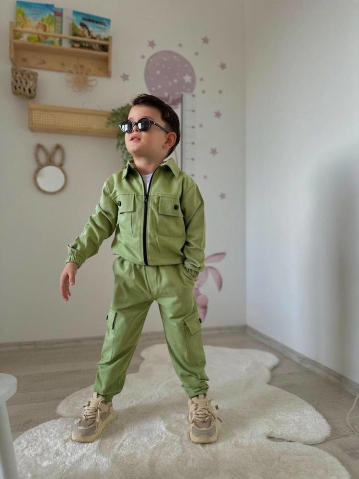 Yağ yeşili 3 lü takım