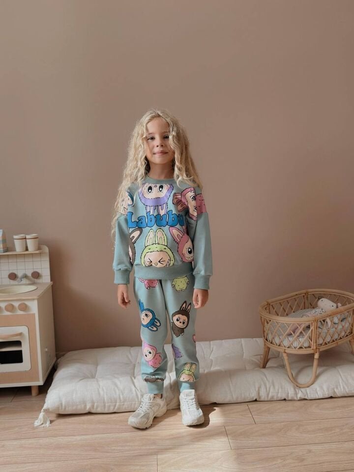 2 ip labubu yeşil takım