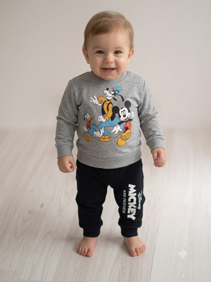 2 İplik Mickey Mouse Takım