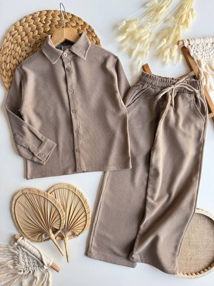 Kadife Fitilli Takım