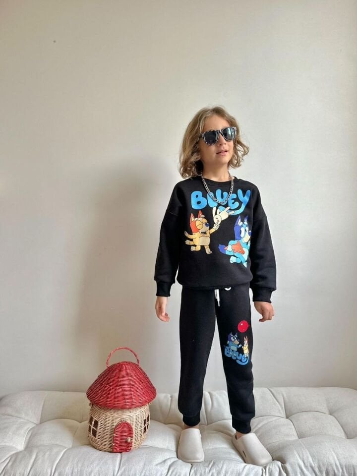 3 İplik Şardonlu Bluey Takım