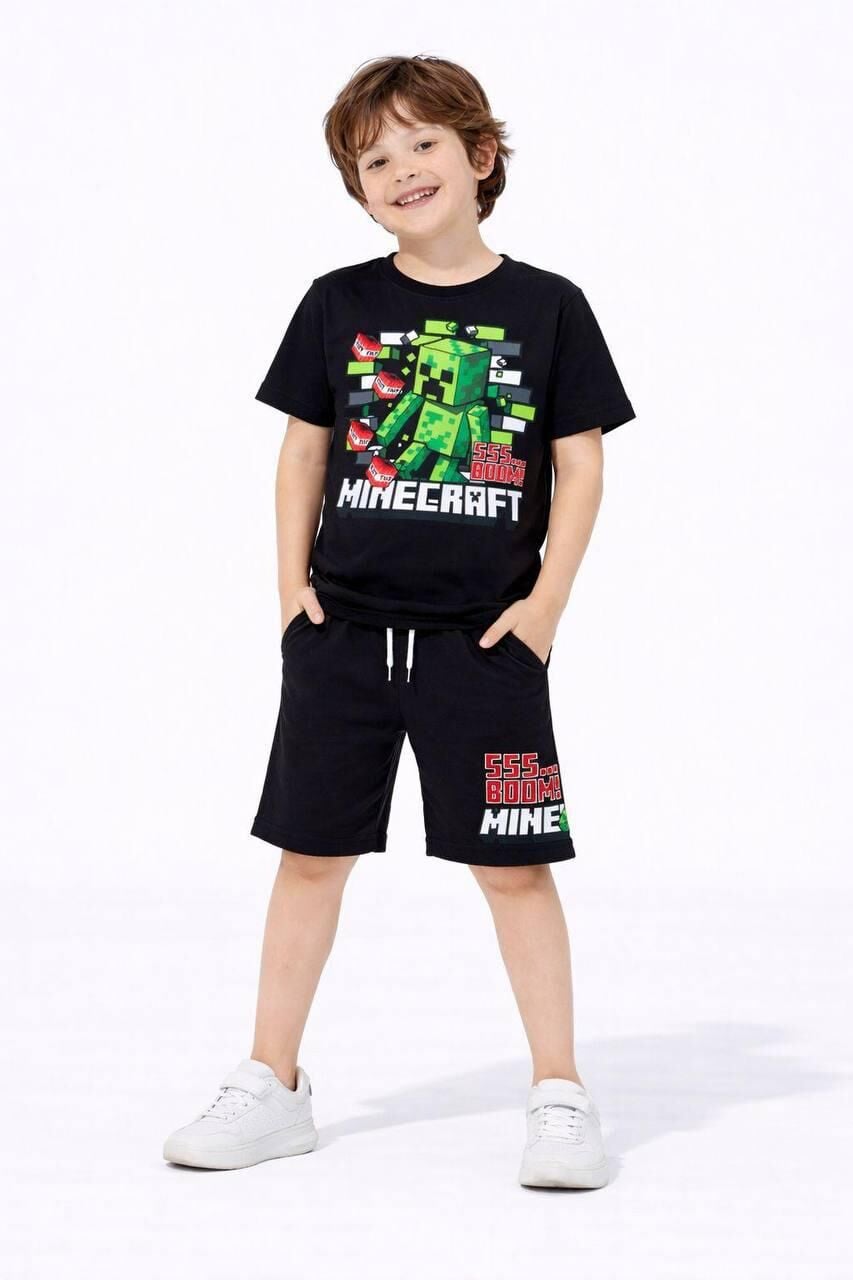 Minecraft Şortlu Takım