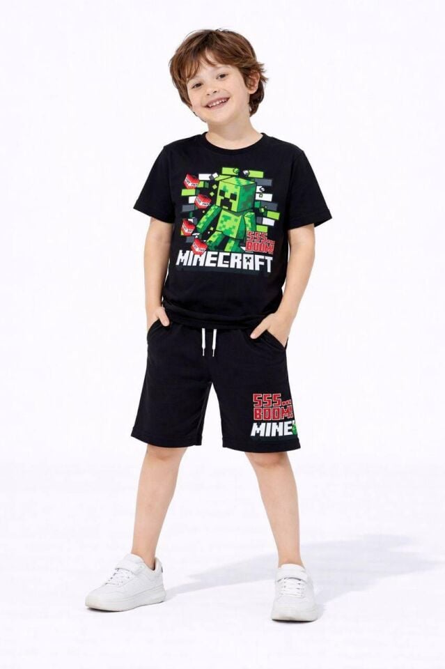 Minecraft Şortlu Takım