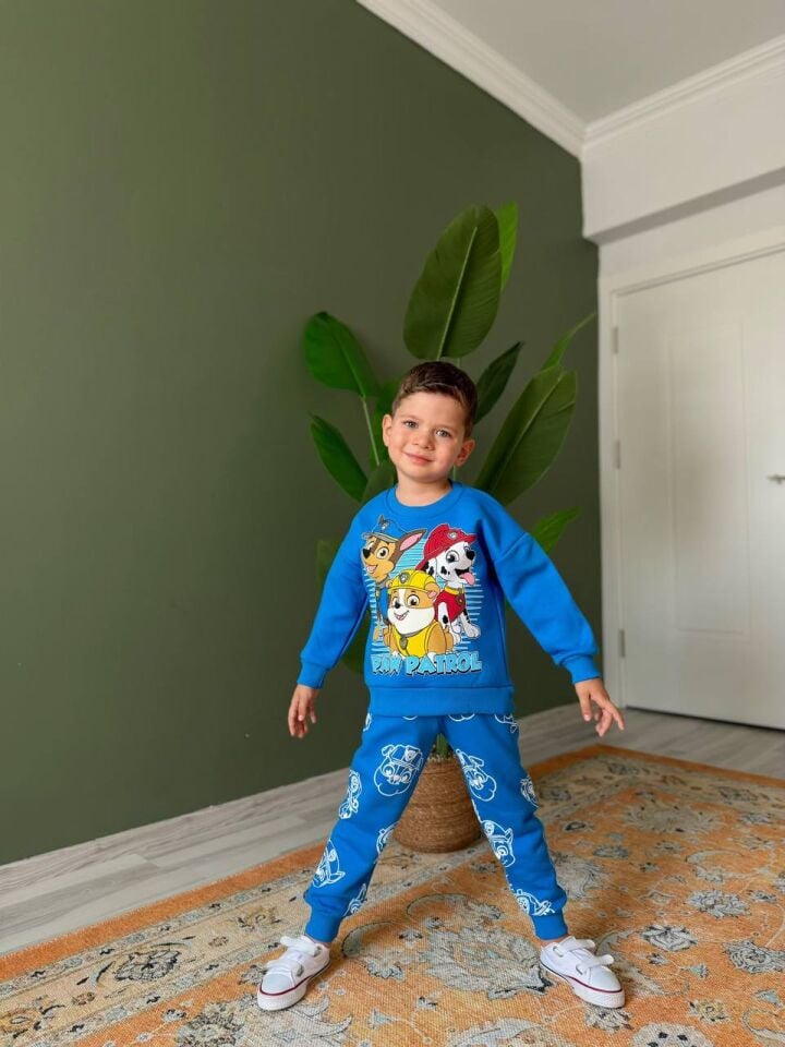 3 İplik Şardonlu Paw Patrol  Takım