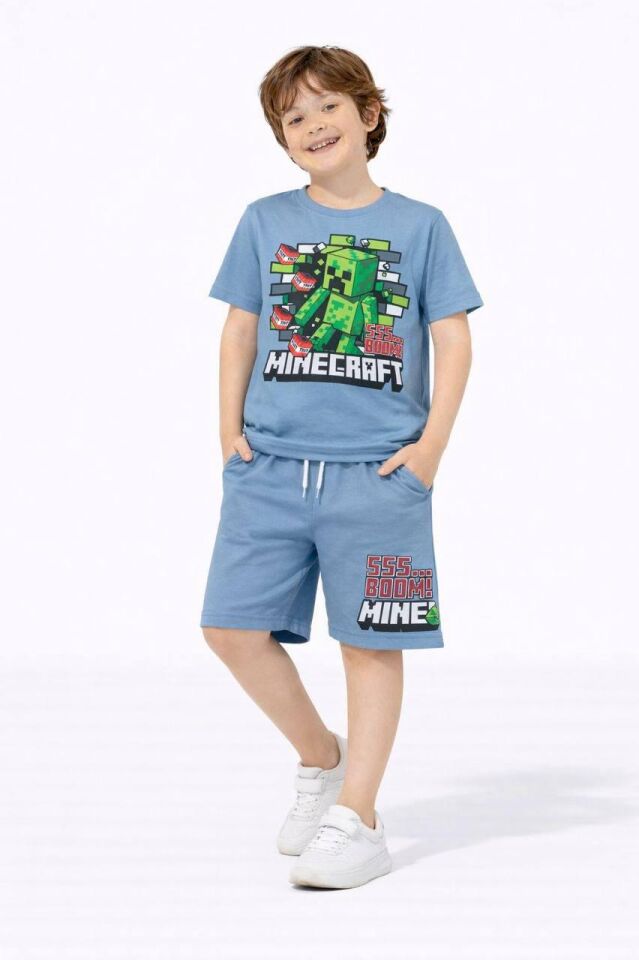 Minecraft Şortlu Takım