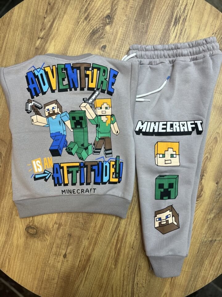 3İplik Şardonlu Minecraft Takım