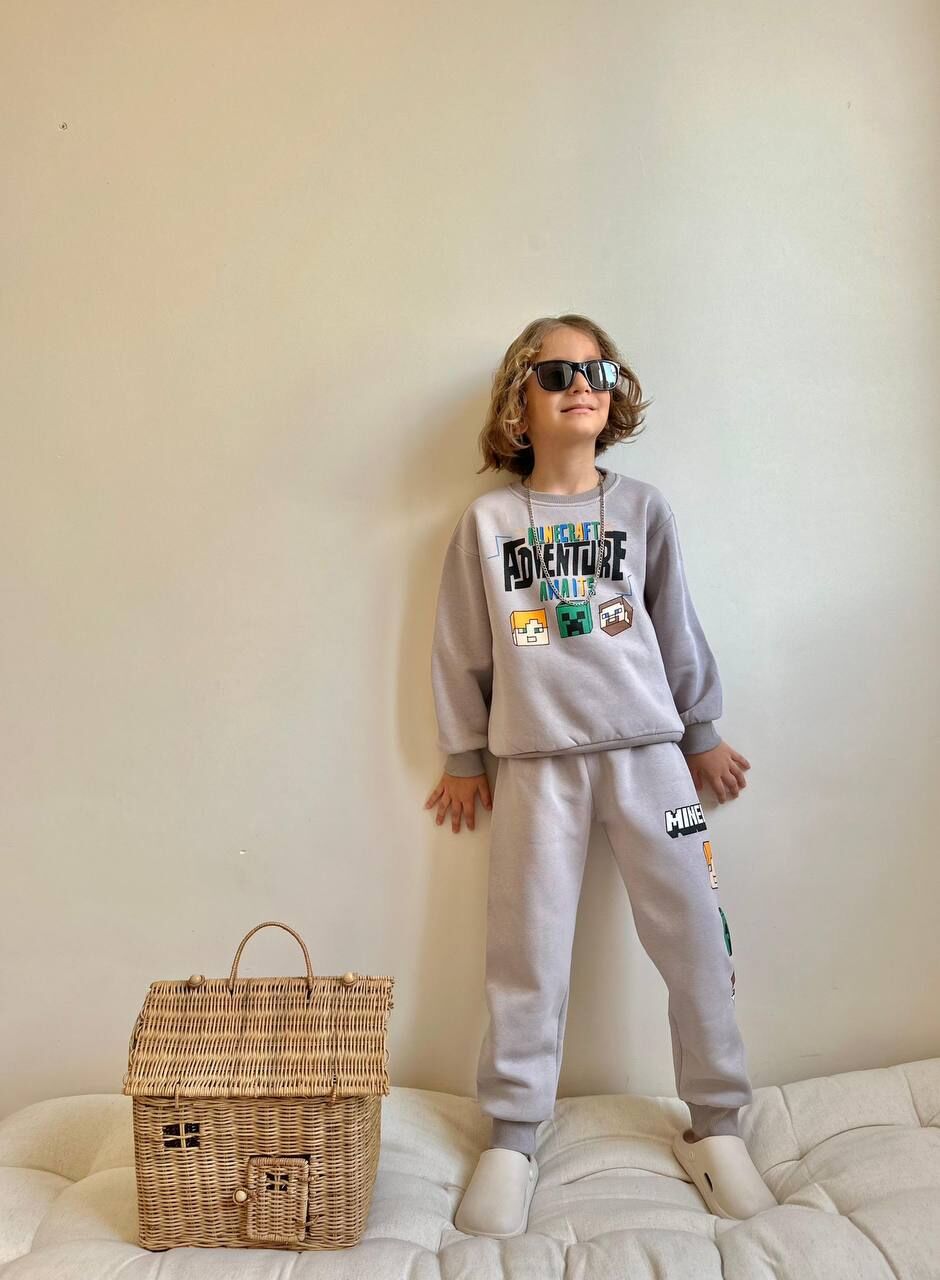 3İplik Şardonlu Minecraft Takım