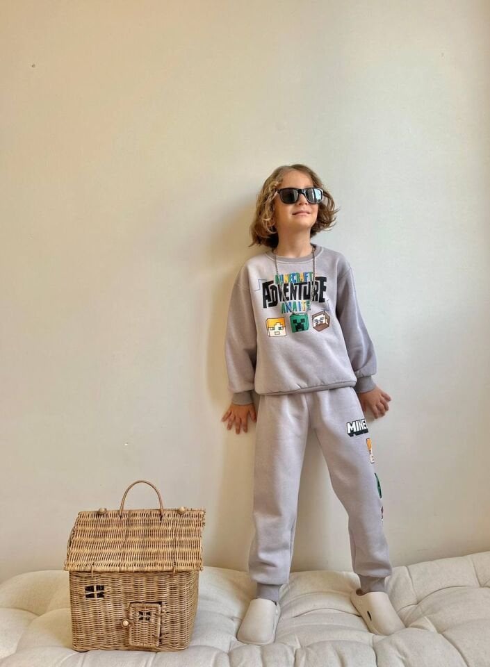 3İplik Şardonlu Minecraft Takım