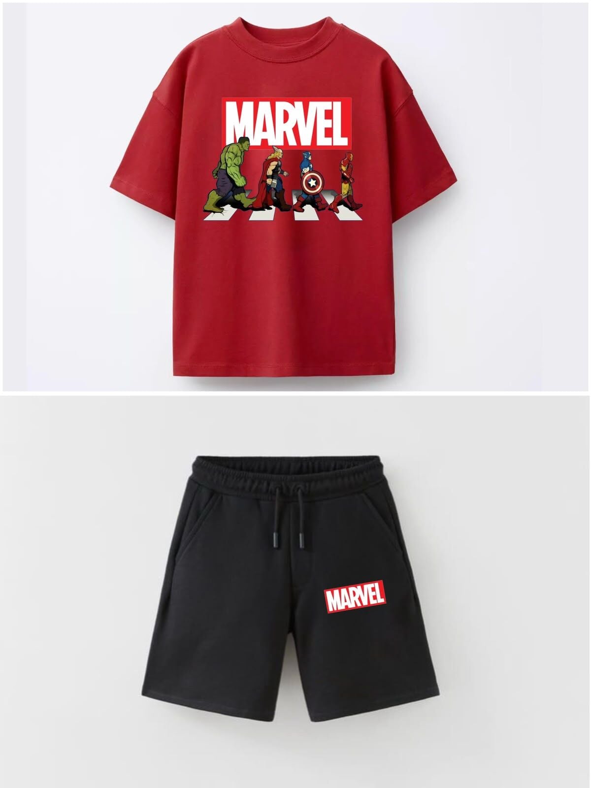 Marvel Şortlu Takım
