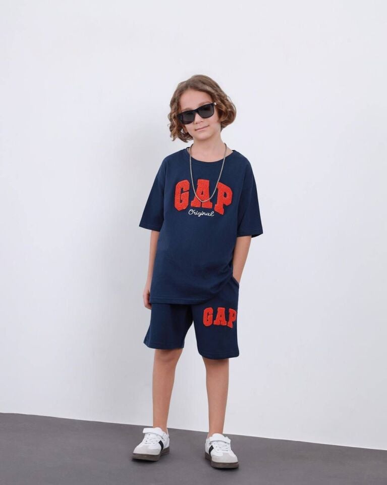 2 İplik Lacivert Süzene Nakışlı Takım