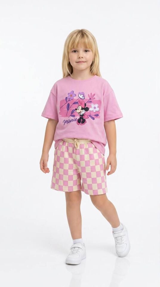Minnie Mouse Şortlu Takım