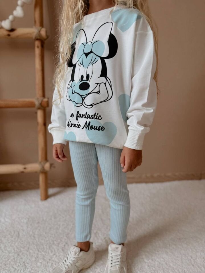 2 ip Mickey Mouse  (yeşil ) takım