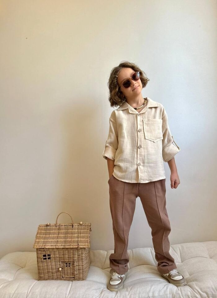 Müslin Takım(Yakalı)