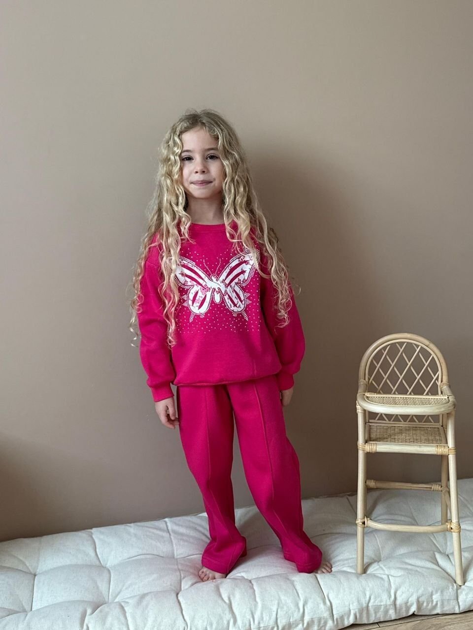 3 ip Şardonlu pembe takım