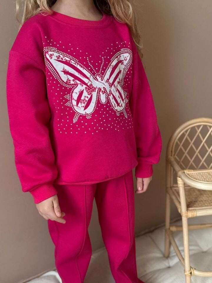 3 ip Şardonlu pembe takım