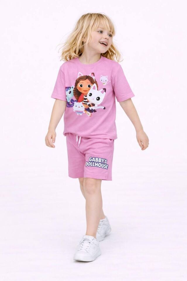 Gabbys Pembe Şortlu Takım