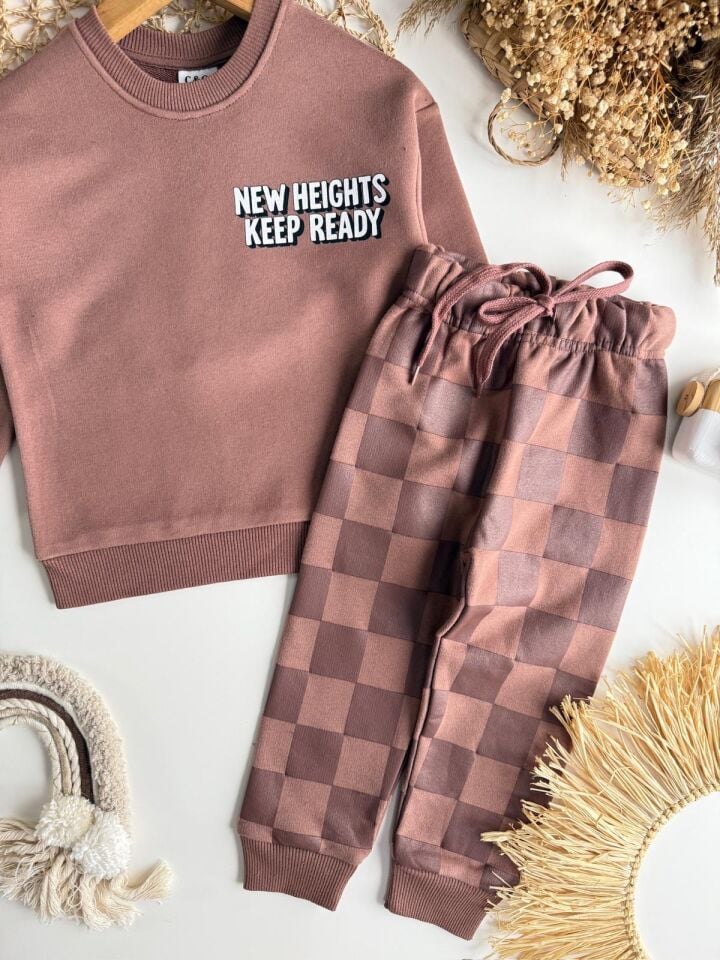 3 İplik Fırçalı Kumaş Takım