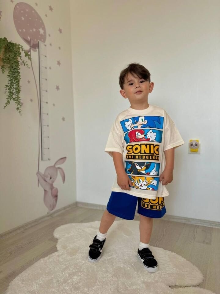 Sonic şortlu takım