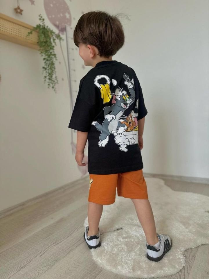 Tom ve jerry şortlu takım
