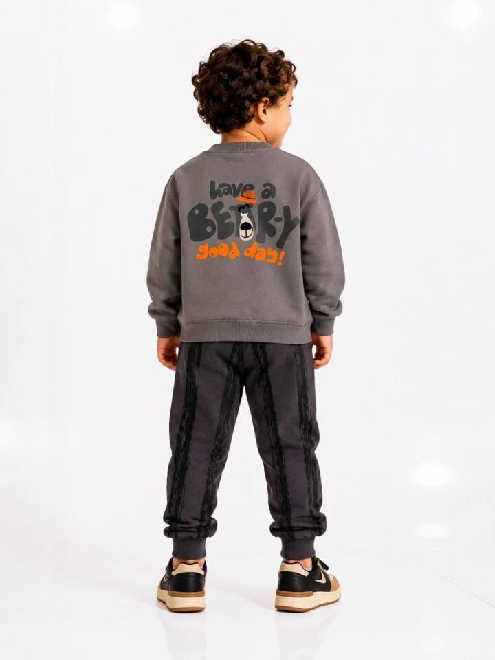 2 İplik Fırçalı Kumaş Bear Takım