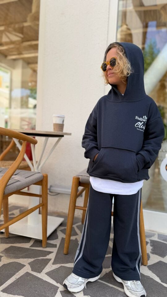 Oversize kapüşonlu takım