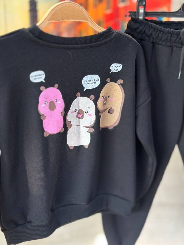 3 İplik Capybara Takım