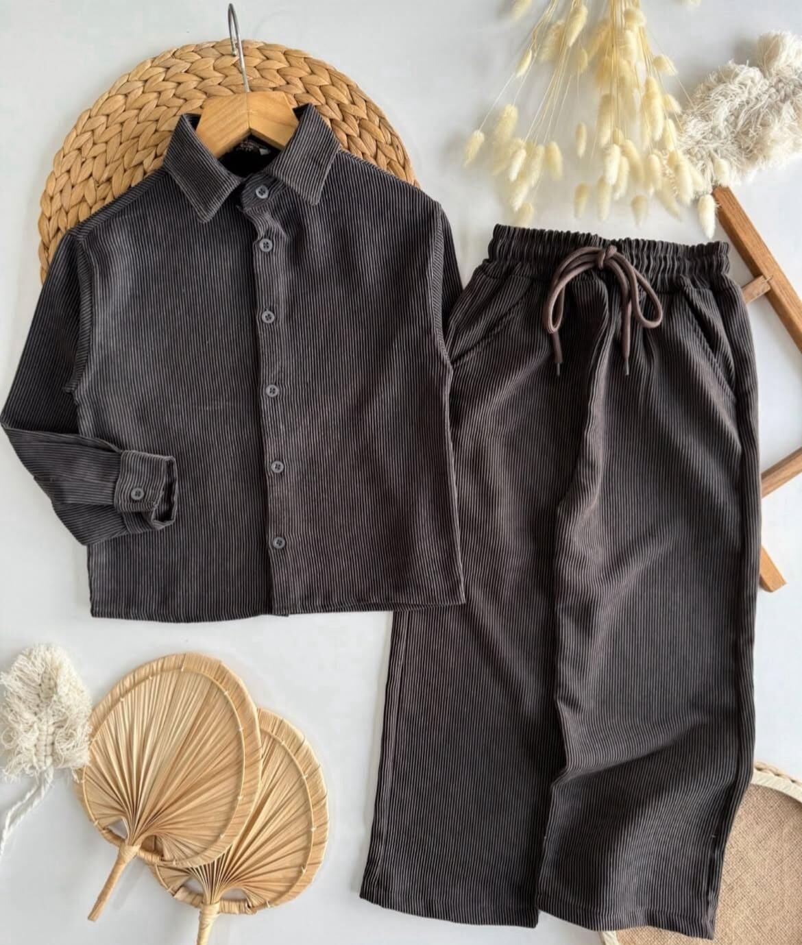 Kadife Fitilli Takım