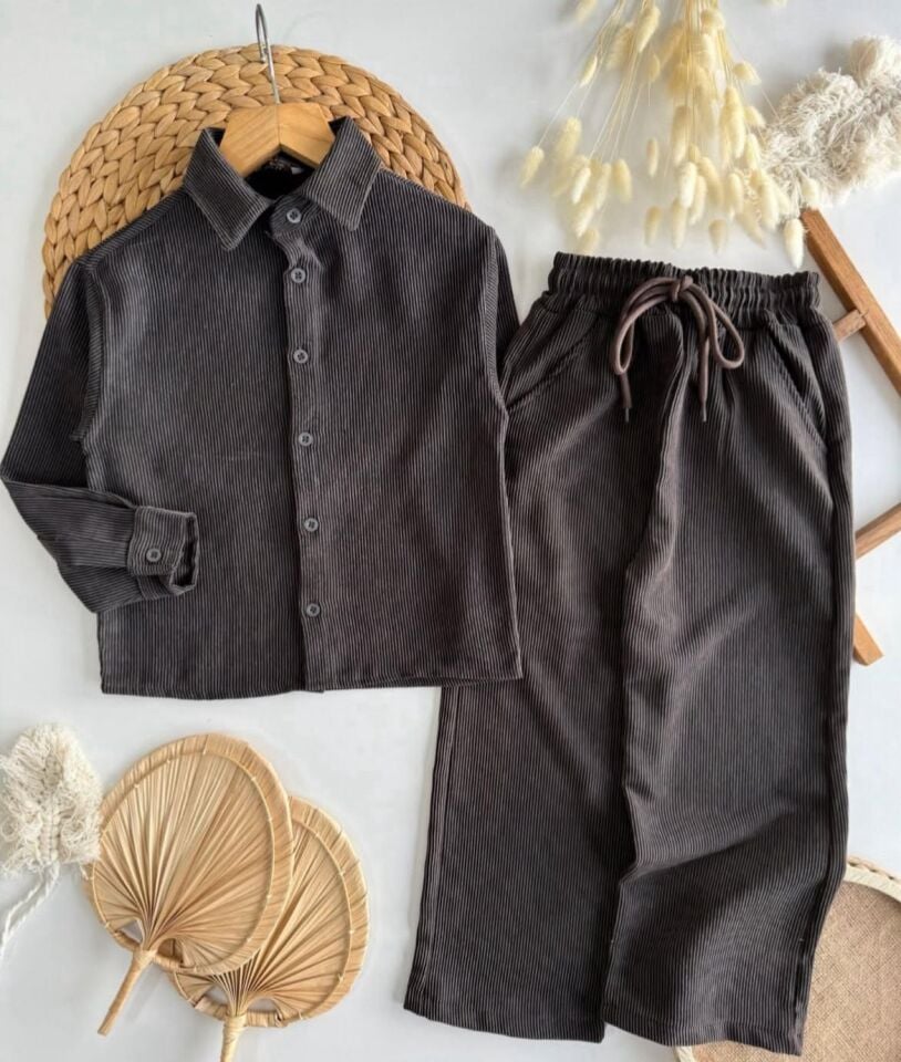 Kadife Fitilli Takım