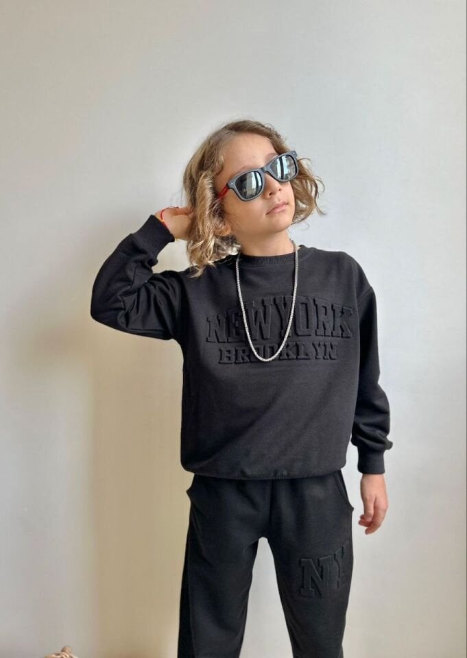 2 İplik Siyah Takım