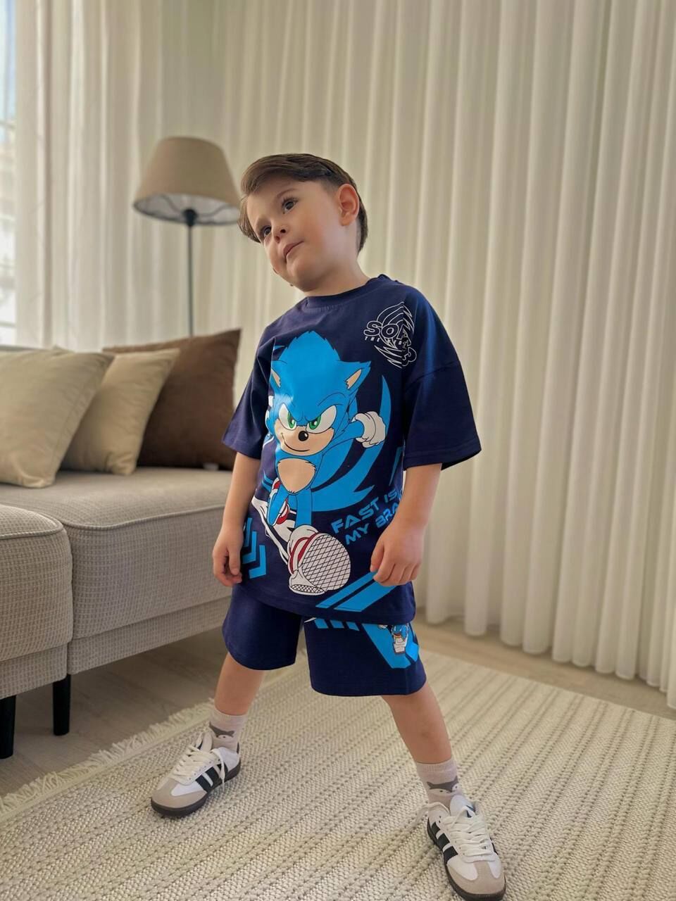 Sonic şortlu takım