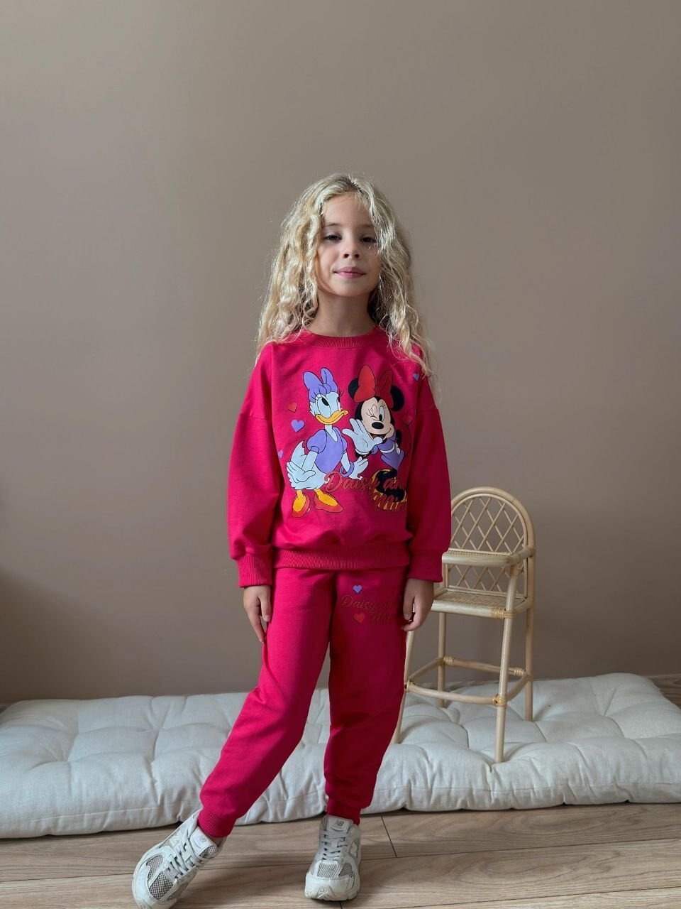 2 ip Minnie mouse koyu pembe takım