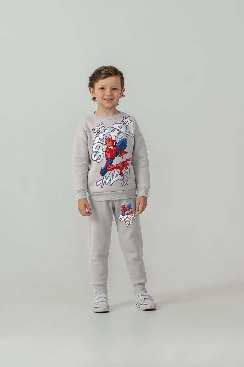 3 İplik Şardonlu Spiderman Takım