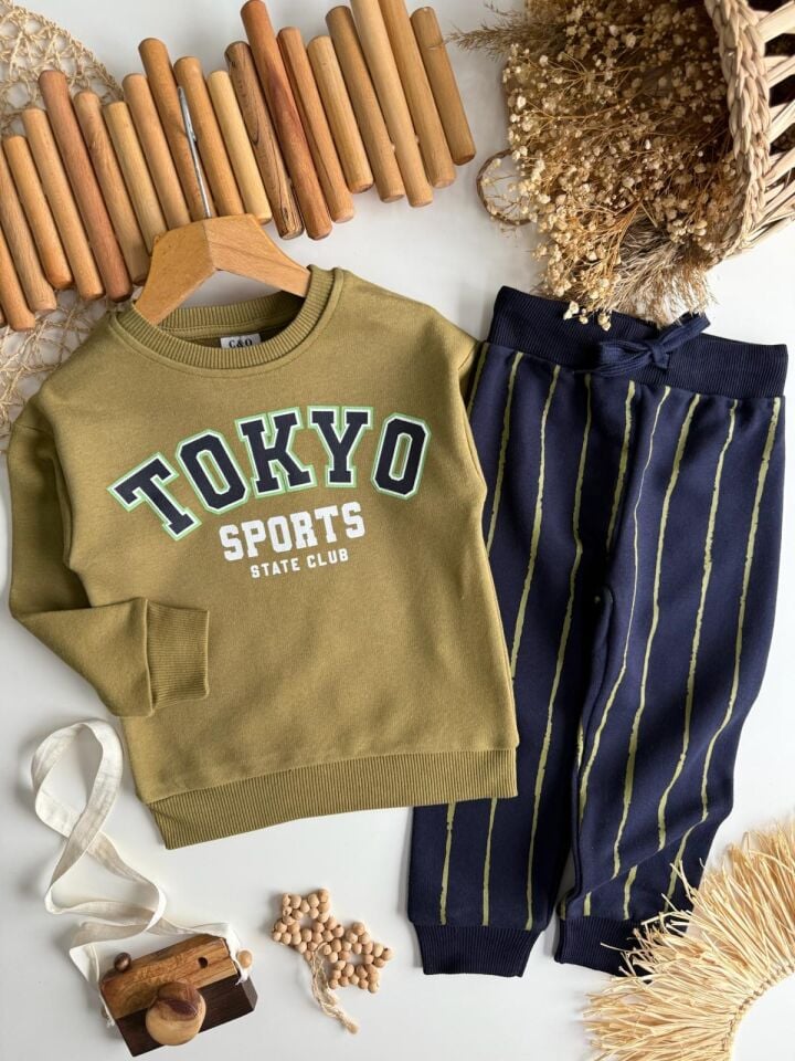 3 İplik Fırçalı Kumaş Tokyo Takım