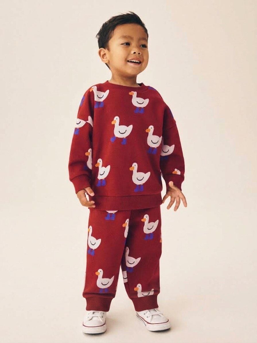 3 İplik Fırçalı Kumaş Duck Takım