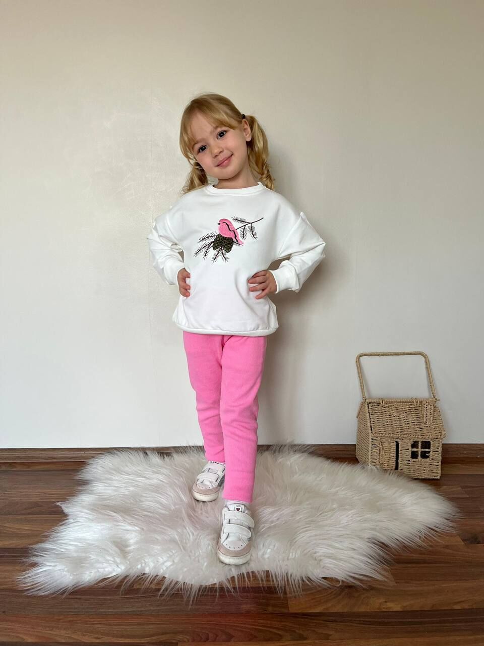 2 ip pembe taytlı takım