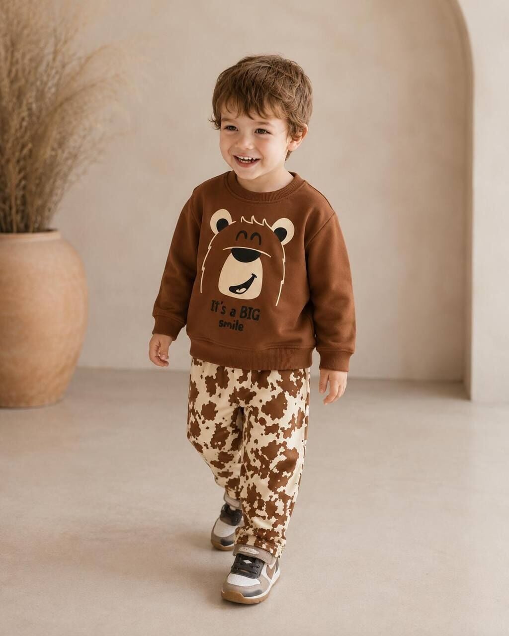 2 İplik Fırçalı Bear Takım