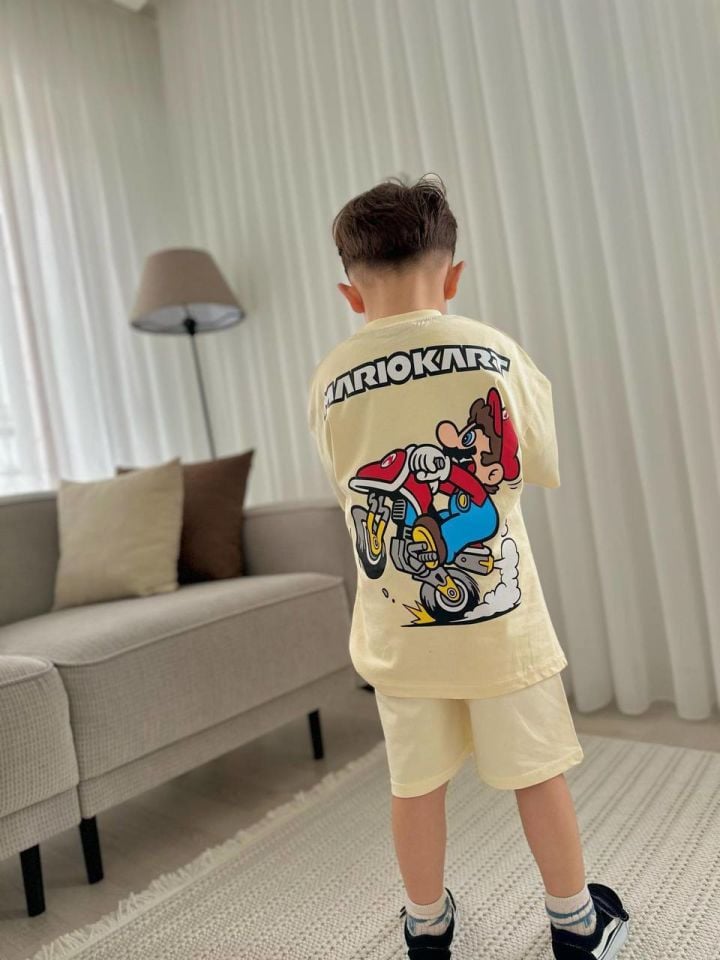 Super Mario Şortlu Takım