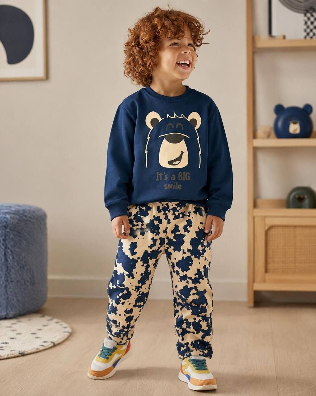 2 İplik Fırçalı Bear Takım