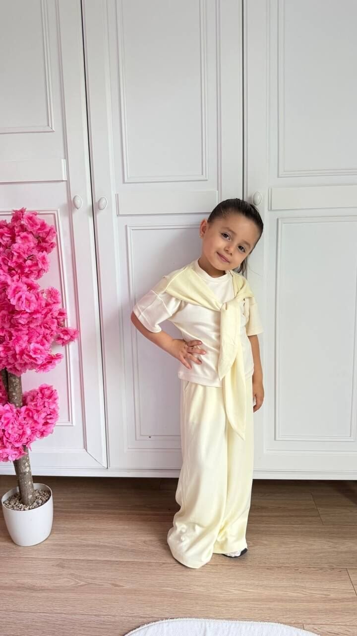 Oysho kumaş sarı takım