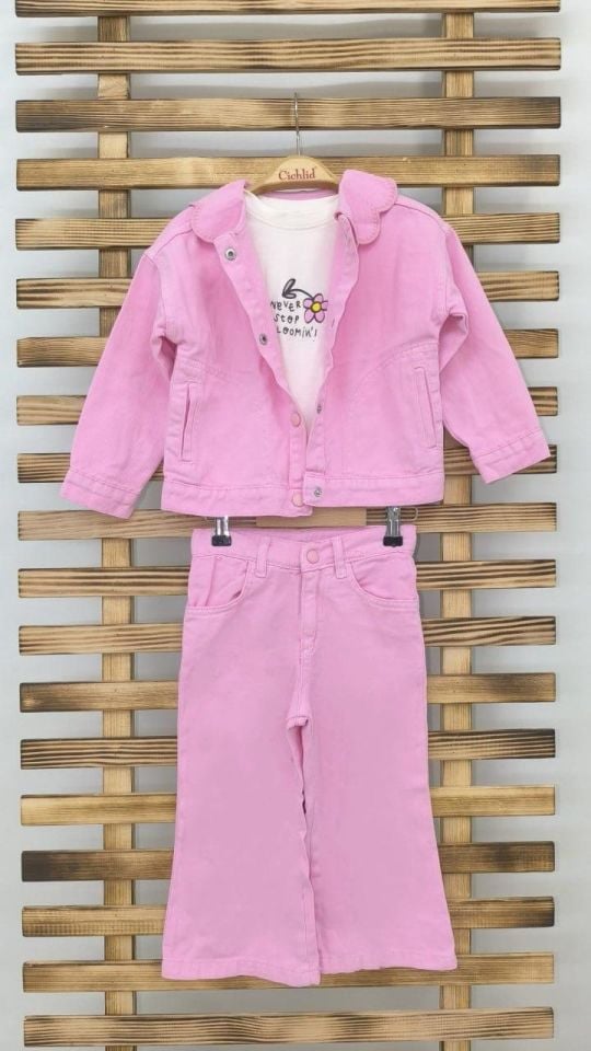 Pembe 3 lü takım