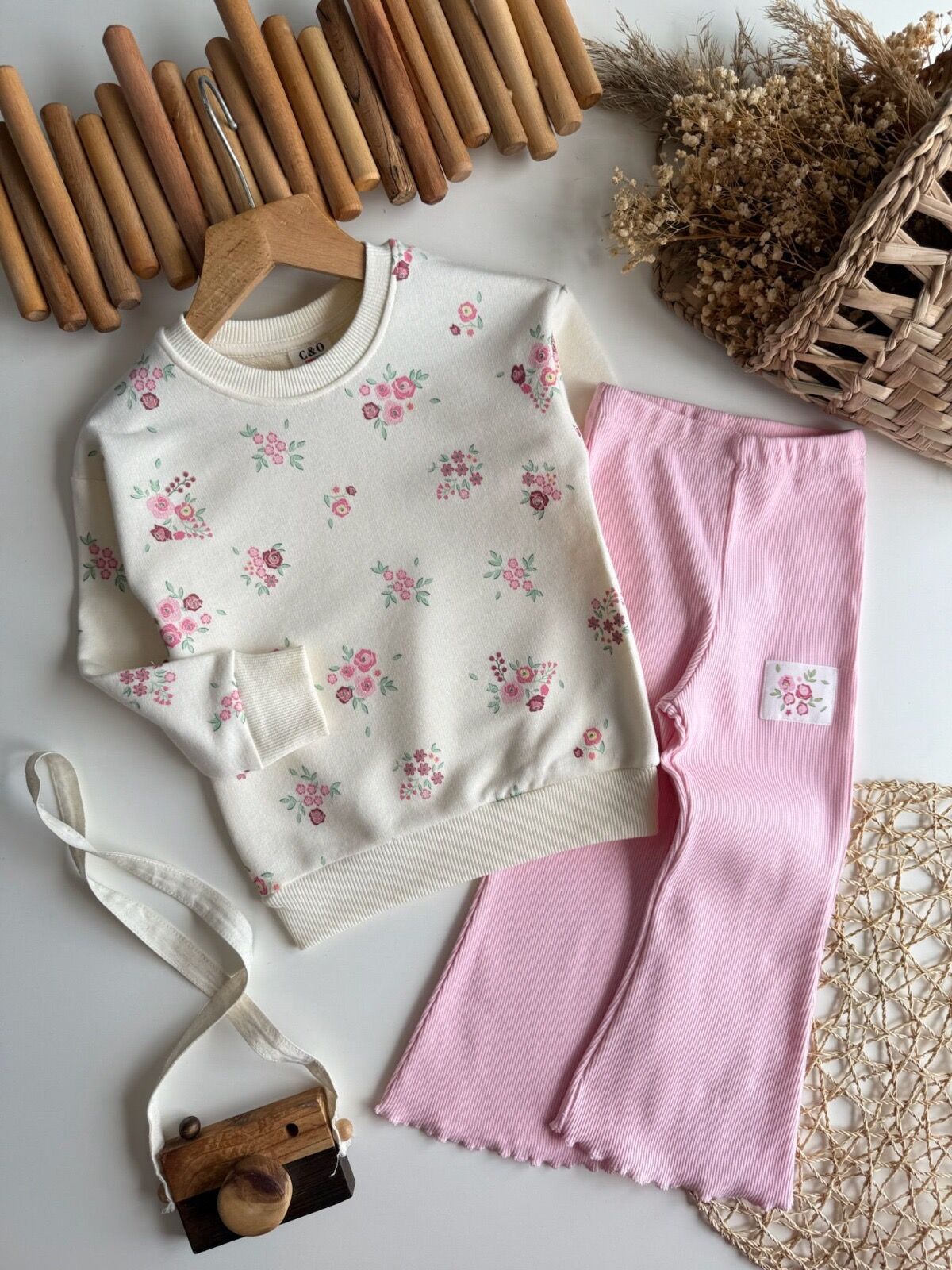 3 İplik Fırçalı Kumaş Takım