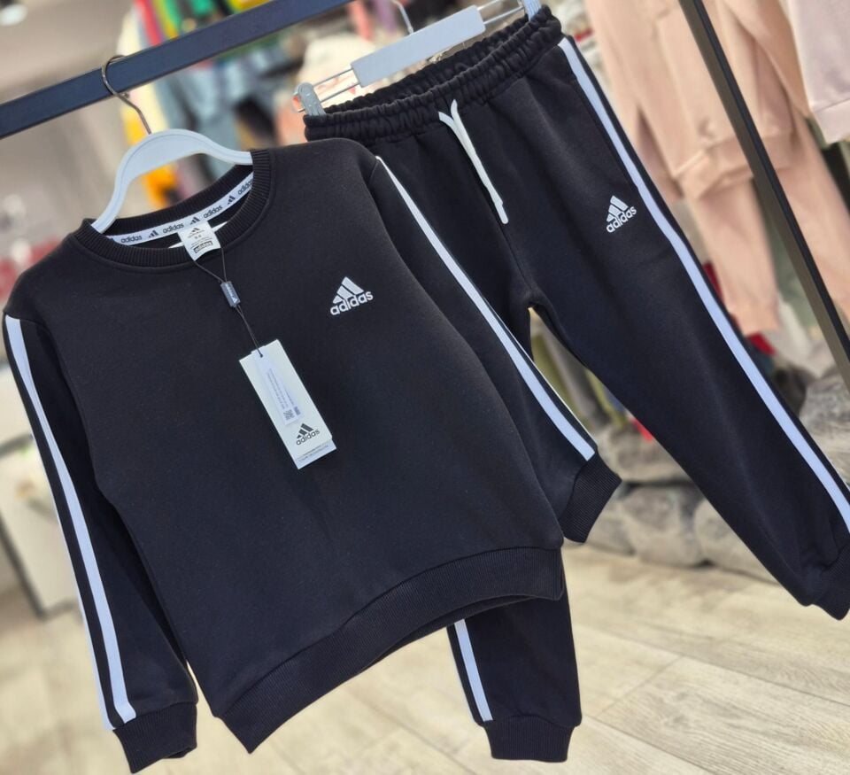 3 İplik Şardonlu Takım(8yaş14yaş)(Siyah)