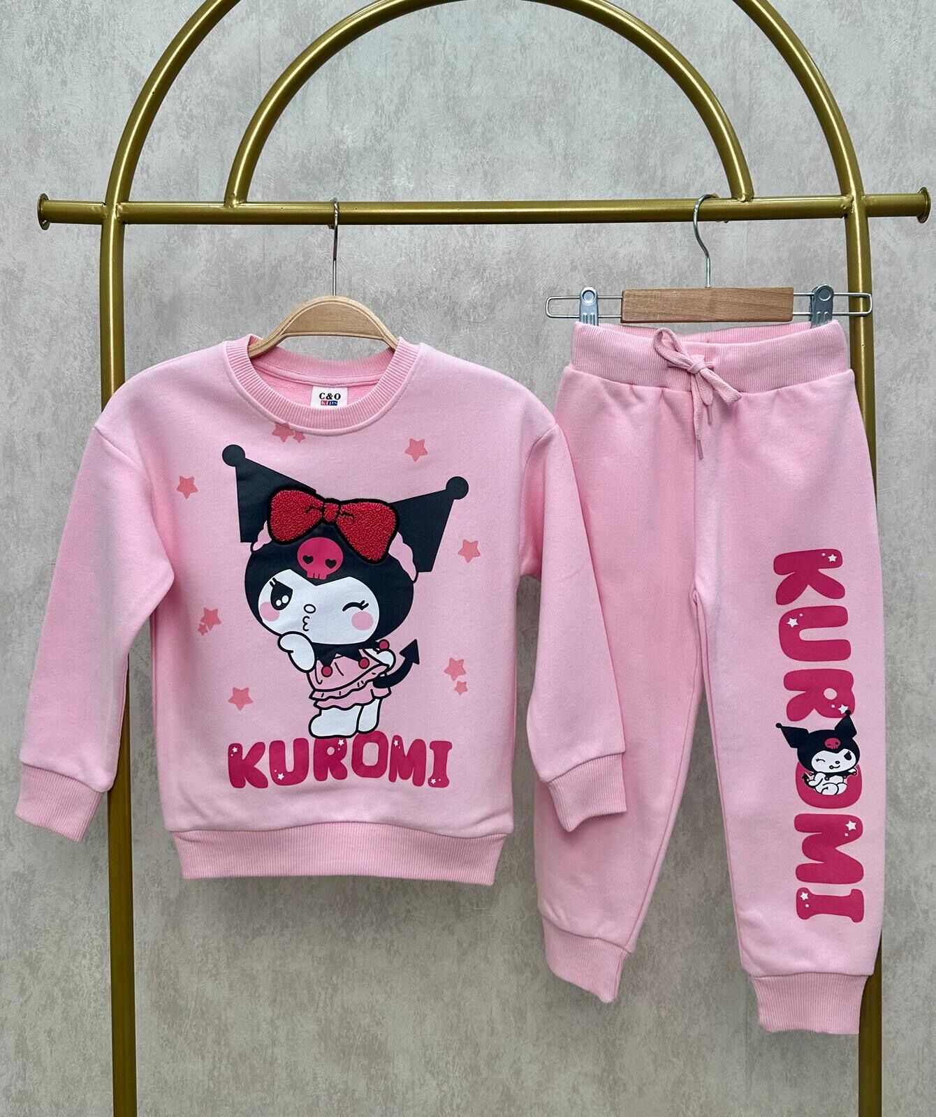 3 İplik Fırçalı Kuromi Takım